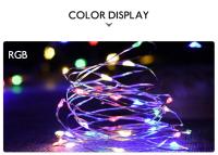 Luces De Navidad LED En Hilo De Cobre Fairy Lights Guirnalda 2M 5M 10M Con Pilas Incluidas Para Decoración De Habitación Jardín Fiesta Boda - details 7