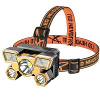 Linterna De Poderoso Haz Frontal LED Recargable Para Minería Lámpara De Cabeza Portátil Para Senderismo Pesca Resistente Al Agua Con Modos De Interruptor High/Middle/Low - details 2