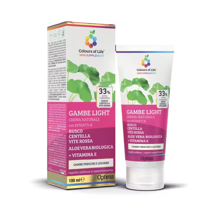 Crema refrescante de Piernes, para Piernes Ligeras 100mL Colors Of Life pies y Piernes cansadas, Cream de Piernes tiering, Crema refrescante, Celulitis, Crema circulante - 1