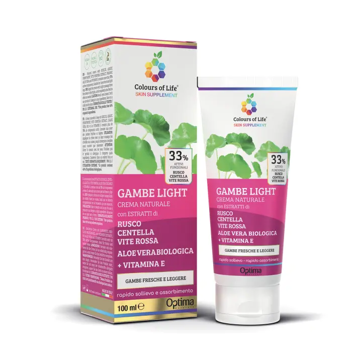 Crema refrescante de Piernes, para Piernes Ligeras 100mL Colors Of Life pies y Piernes cansadas, Cream de Piernes tiering, Crema refrescante, Celulitis, Crema circulante - 1