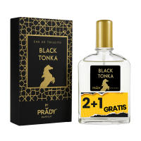 3 UNIDADES (2+1 Gratis) BLACK TONKA Eau de Toilette para Unisex 85ml Prady Fragancia inspirada en otros perfumes Pour Homme Femme Colonia - details 0