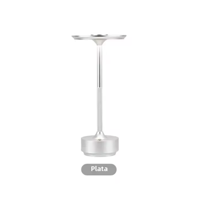Lámpara De Escritorio LED Recargable Sin Cable Con Sensor De Toque Clásica Luz Nocturna Moderna Ajustable 2400mah - 1