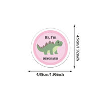 50PCS Pegatinas De Dinosaurio Cortas Impermeables Para Cuadernos Teléfonos Móviles Portátiles Estuches De Manillar Y Copas De Bebida - details 0