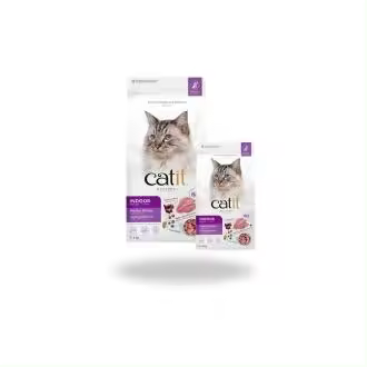 Hagen Tropican Mascotas Pienso para Gatos Esterilizados CATIT RECIPES ESTERILIZADO Aves 2 Kg INDOOR - Saludable para Gatos Esterilizados - Pelo Brillante y Saludable - 1