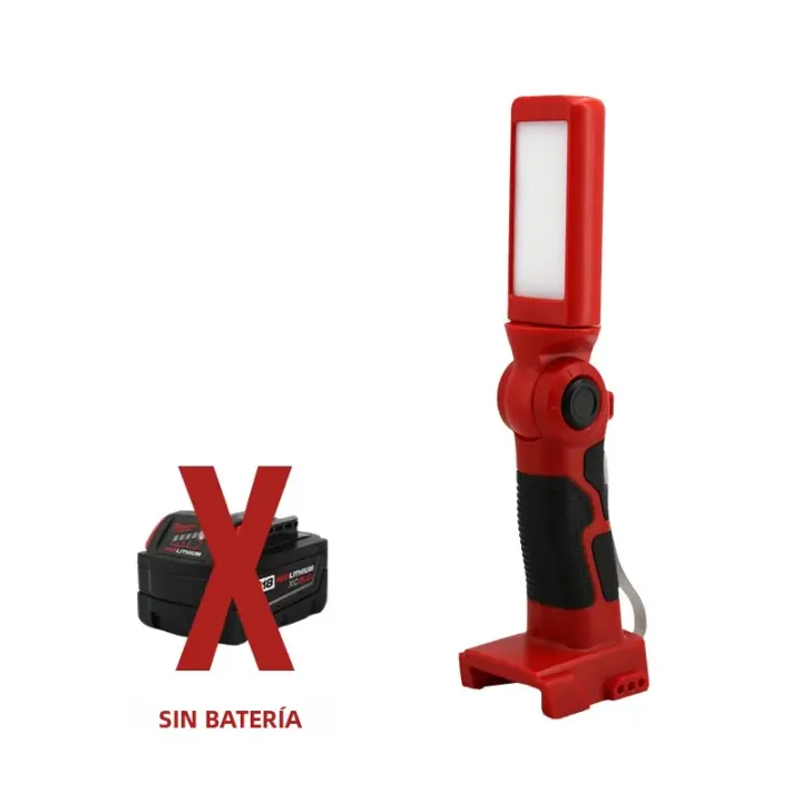 Lámpara De Trabajo LED Super Brillante Milwaukee 270 Grados Rotación M18 14.4-20V Iluminación Exterior Para Camping Emergencias Inundaciones Luz De Emergencia - 1