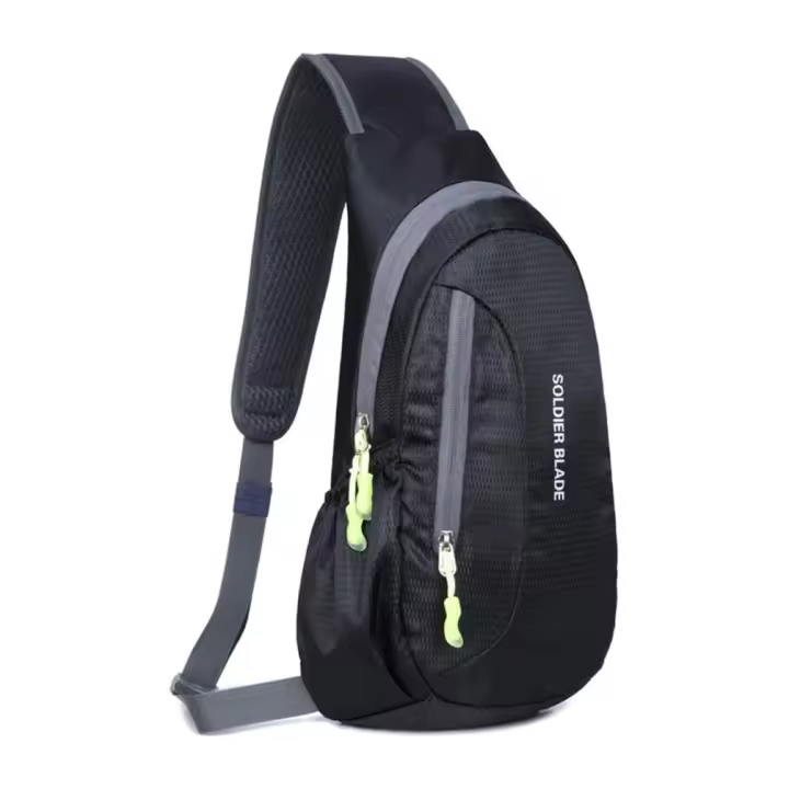 Mochila bandolera de Nailon Ligera E impermeable para Actividades al Aire Libre - 1
