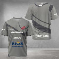 Camiseta De Tenis Para Hombres Transpirable Y Secado Rápido Manga Corta Estampado 3D O-Neck Top De Entrenamiento De Verano - details 5