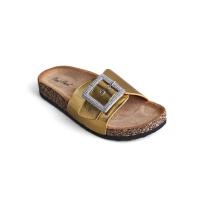Calzados soraia, Sandalia Plana con Hebilla Dorada, Diseño Moderno, Comodidad Superior. - details 6