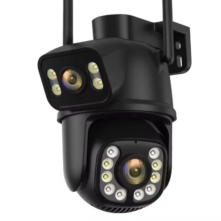 Cámara PTZ ANBIUX 4K 8MP WIFI Con Zoom Digital 4X Y Lente Dual Vigilancia CCTV IP Exterior Auto Tracking Onvif Compatible Con Android Y iOS - 1