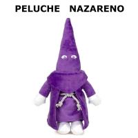 PELUCHE NAZARENO SUAVE,SEMANA SANTA,COLOR NEGRO,ROJO,LILA,VERDE,BLANCO,CELESTE,MEDIDAS 35x20cm,cm,fespu - details 4