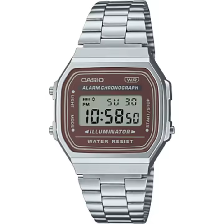Relojes Casio Unisex Digital Vintage A168wa-5ayes - 1