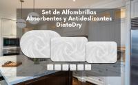 Set de Alfombrillas Absorbentes y Antideslizantes DiatoDry | Secado Rápido y Máxima Protección | Ideal para Baño, Cocina y Hogar - details 0