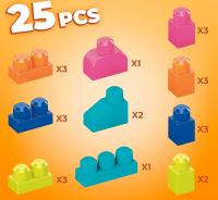 Mattel Mega Blok Lama - Bloques de Construcción - Balde Temático - Desarrollo Creativo - Habilidades Motoras Finas - details 1