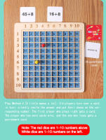 Juguete Educativo De Madera Para Niños Tablero De Matemáticas Montessori Tabla Del Multiplicar 99 Regalo Ideal Para Aprendizaje De Aritmética - details 7