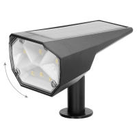 Aktive - Set de 6 balizas solares LED luz fija o de colores, 6 LEDs por unidad, 5-10 lúmenes, sensor de luz, autonomía 8h, instalación en suelo o pared, certificación IP24, para jardín, terraza, senderos - details 5