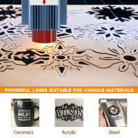 Sculpfun S9 Máquina de grabado láser CNC de metal completo, Grabador láser de 5.5W de alta precisión con área de grabado de 410x420mm - details 10