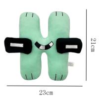 Alfabeto De Peluche Kawaii Con 26 Letras Inglesas Muñecos Anime Juguetes Educativos Montessori Para Niños Relleno De Algodón PP - details 8