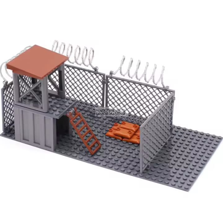 Torre De Sentinelas MOC Bricks Marumine Set De Construcción Militar Para WW2 Juguetes De Escena De Soldado SWAT Y Ejército Bloques De Plástico ABS Para Niños Y Adultos - 1