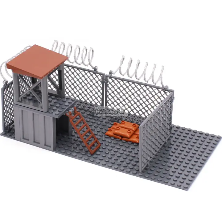 Torre De Sentinelas MOC Bricks Marumine Set De Construcción Militar Para WW2 Juguetes De Escena De Soldado SWAT Y Ejército Bloques De Plástico ABS Para Niños Y Adultos - 1