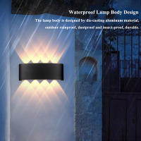 Lámpara De Pared Exterior IP65 Impermeable LED 85-265V Para Decoración Del Hogar Jardín Puerta Garage Pasillo Interior Lámpara De Exteriores - details 10