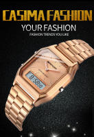 Reloj Deportivo De Lujo Para Hombres Y Mujeres SANDA Estilo G Dual Display LED Digital Y Analógico Acero Inoxidable Resistente Al Agua Cronógrafo Luminoso - details 1