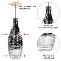 Cepillo De Limpieza Para Botellas De Vidrio Y Vino Con Mango De Madera De Abeto Herramienta De Limpieza Para Cocina Y Cristalería Soda Stream - details 15