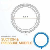 Juego de neumáticos azules serie 896584000-143 de 2 piezas con Super, para limpiador de piscinas 2X, 4X, ruedas de compresión para Phoenix, adecuado para Poolvergnuegen,Hayward Phoenix - details 0