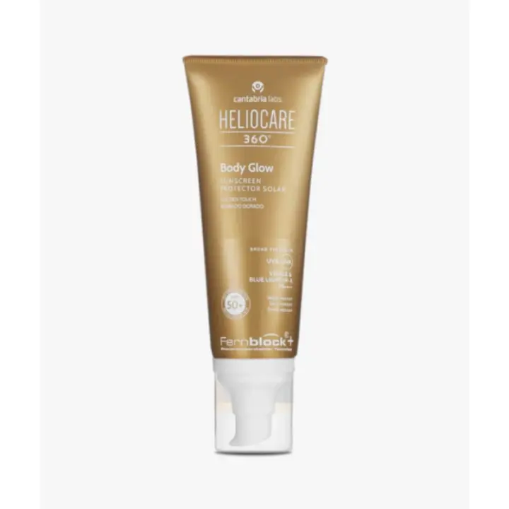 Heliocare 360 Body Glow SPF50 Solar Corporal con Color 100 ml - 1