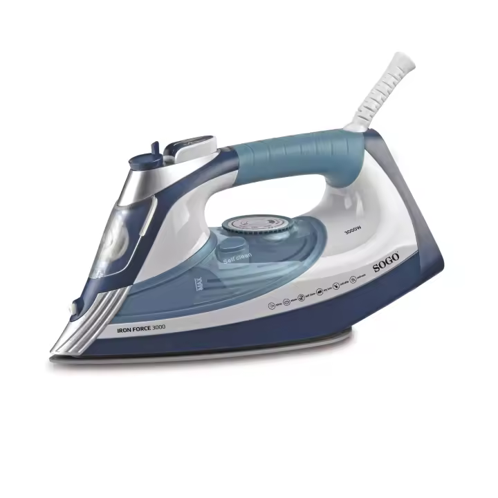 Plancha de Vapor Sogo Con Suelo Cerámica 3000W -240Gm/M - 1