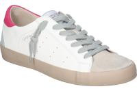 SKYDIVA | Zapatillas Planas Skydiva para Mujer – Zapatilla Casual con Cordones en Color Blanco con Fuxia – Modelo M4035 - details 1