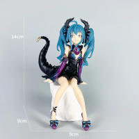 Figura De Acción Anime Hatsune Miku 14CM Muñeca De PVC Para Niños Y Coleccionistas Decoración De Escritorio Juguete Modelado - details 1