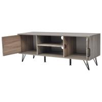 vidaXL Mueble para TV gris 120x40x45 cm, Mueble de Salon, Mueble TV, Mueble TV salon, Mesa de TV, Mueble tele - details 0