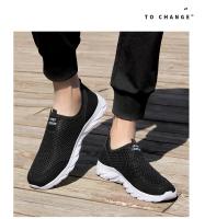 Zapatos De Vulcanización Para Hombre Zapatillas Transpirables Casual Antideslizantes Ligeros Tenis Masculino Sin Cierre Talla Verdadera - details 18