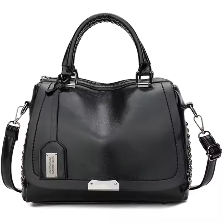 Bolso Vintage de cuero PU para Mujer, Bandolera de hombro con Remaches, de diseñador, de lujo, con almohada - 1