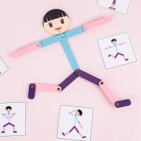 Juego Educativo De Madera Para Deportes DIY Puzzle Juguetes Para Niños Entrenamiento De Motricidad Finas Juego De Aprendizaje Temprano Para Guarderías - details 3