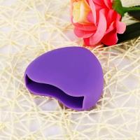 Limpiador de silicona para lavar brochas de maquillaje, guante de silicona con forma de corazón, aplicador de maquillaje de silicona - details 2