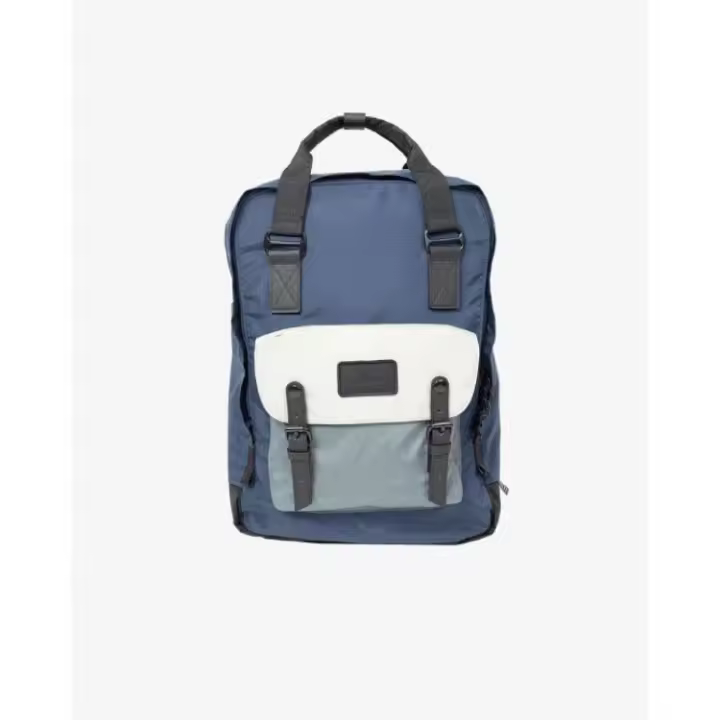 Doughnut Macaroon Go Wild Series Navy X Grey Backpack - 1