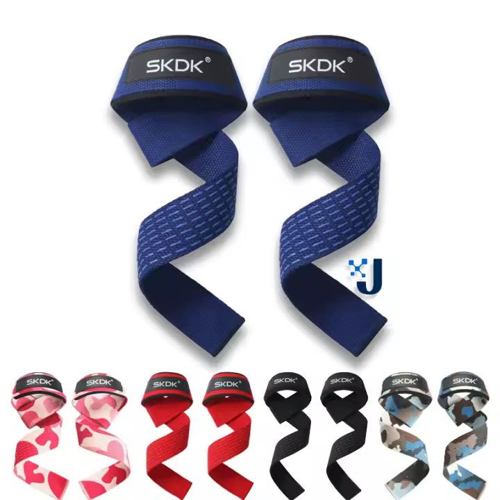 2Pcs Fijas Para Muñeca De Gimnasio Antideslizantes Ajustables Soporte De Entrenamiento De Fuerza Para Levantamiento De Pesas Y Deportes - 1