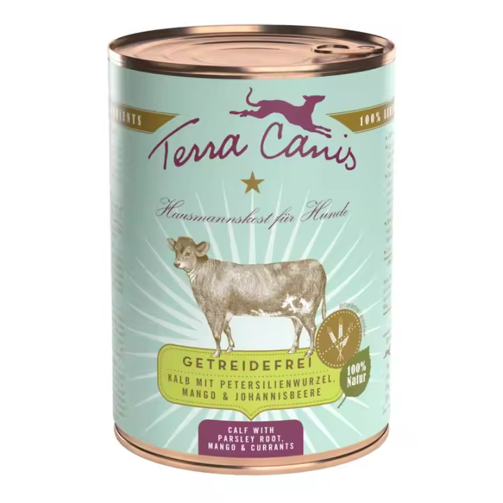 Terracanis TERRA CANIS GRAIN FREE - Ternera con perejil, mango y grosella negra - 1