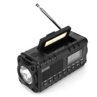 Radio De Emergencia Portátil Con Solar Y Manivela De Crank 10000mAh Con LED Y Cargador USB Luz De Mano Recargable Para Clima NOAA AM FM - details 9