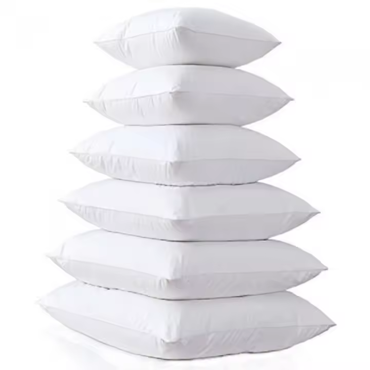 Almohada Blanca De Inserción De Algodón Para Sofá Y Coche Core De Almohada Suave Empaquetado En Vacío Moderno Para Adultos - 1