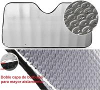 Parasol Metalizado gris Verano alta calidad fabricado en España eficaz contra altas temperaturas parasol delantero para coche uso contra calor hecho en España calidad asegurada - details 3