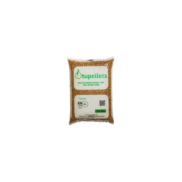 Suinga Pellet de Madera Natural 15 Kg para Calefacción - 1