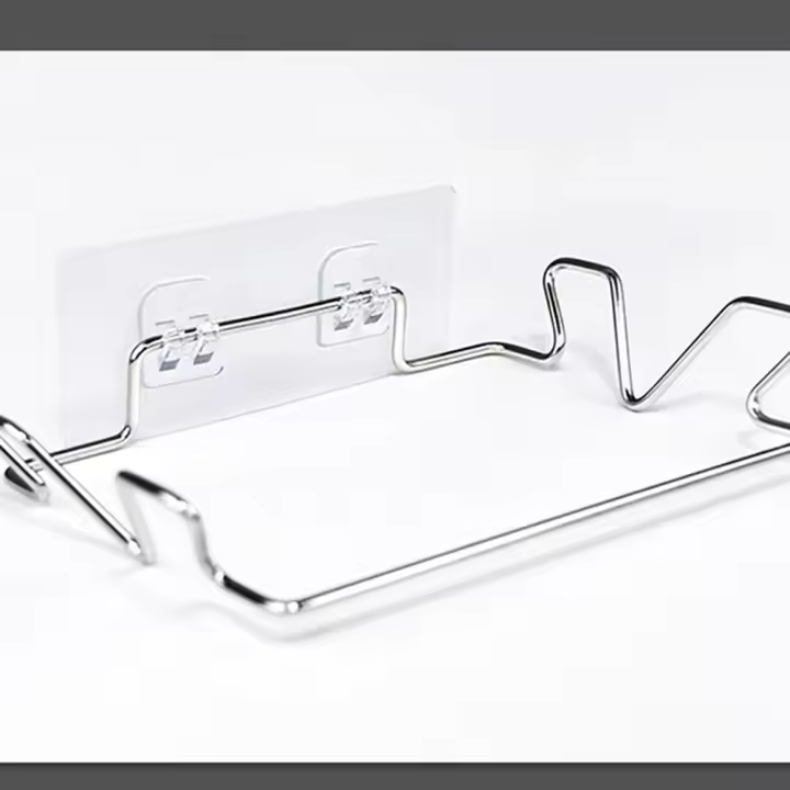 Soporte Para Bolsas De Basura Para Armarios De Cocina Puerta De Armario Portátil Contenedores De Basura En Acero Inoxidable - 1