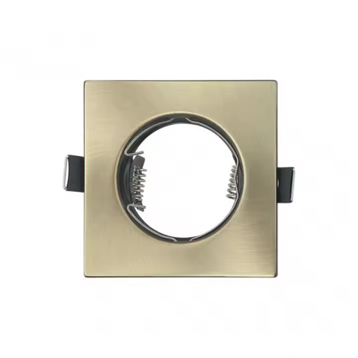 FABRILAMP FAB 14428FC14 | Empotrable Magura 1xgu10 Cuadrado Cuero 2,5x8,2x8,2 Cm Corte 7 Portalamparas Incluido - Ahorro de Energía - 1