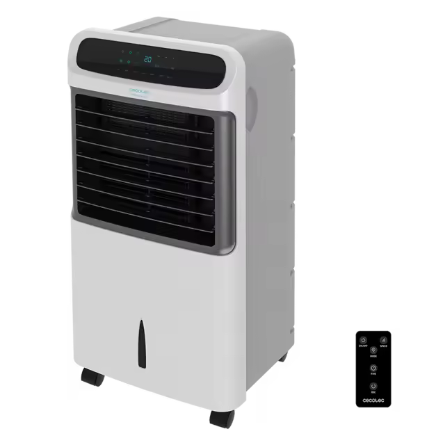 CECOTEC 05955 Climatizador frío calor con mando a distancia portátil con ruedas de 80 W EnergySilence PureTech 6500 - 1
