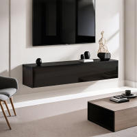 Soporte TV, Soporte Suspendido TV Soporte TV enano 160x30,5x34cm, Negro - details 0