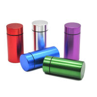 Juego De Almacenamiento Airtight Para Hierbas Y Tabaco Portátil De Metal Resistente Al Agua Y Olores Caja De Almacenamiento Para Fumadores Accesorios De Fumar - details 10