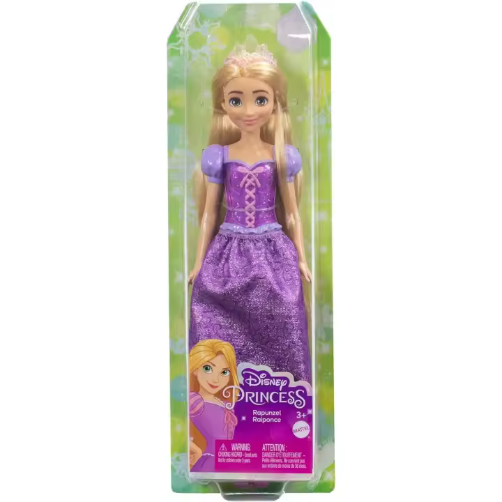 Mattel Disney Princess Rapunzel Muñeca princesa película Enredados, juguete +3 años (HLW03) - 1