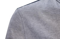 Camisa Oxford de talla europea para hombre, tops informales de manga larga con bloques de color de alta gama, primavera 2024 - details 12